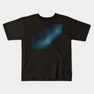 Blue nebula - space Kids T-Shirt